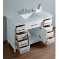 thumbnail image 5 of Stufurhome Leigh 48 Inches White Single Sink Bathroom Vanity, 5 of 7