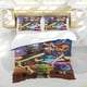 thumbnail image 5 of Aventuras Jedi Jóvenes Conjunto de sábanas temático, trío de piezas, cómodo y amigable con la piel, diseño único, regalo de decoración para el hogar para familiares, amigos y fans,140cm *210cm, 5 of 6
