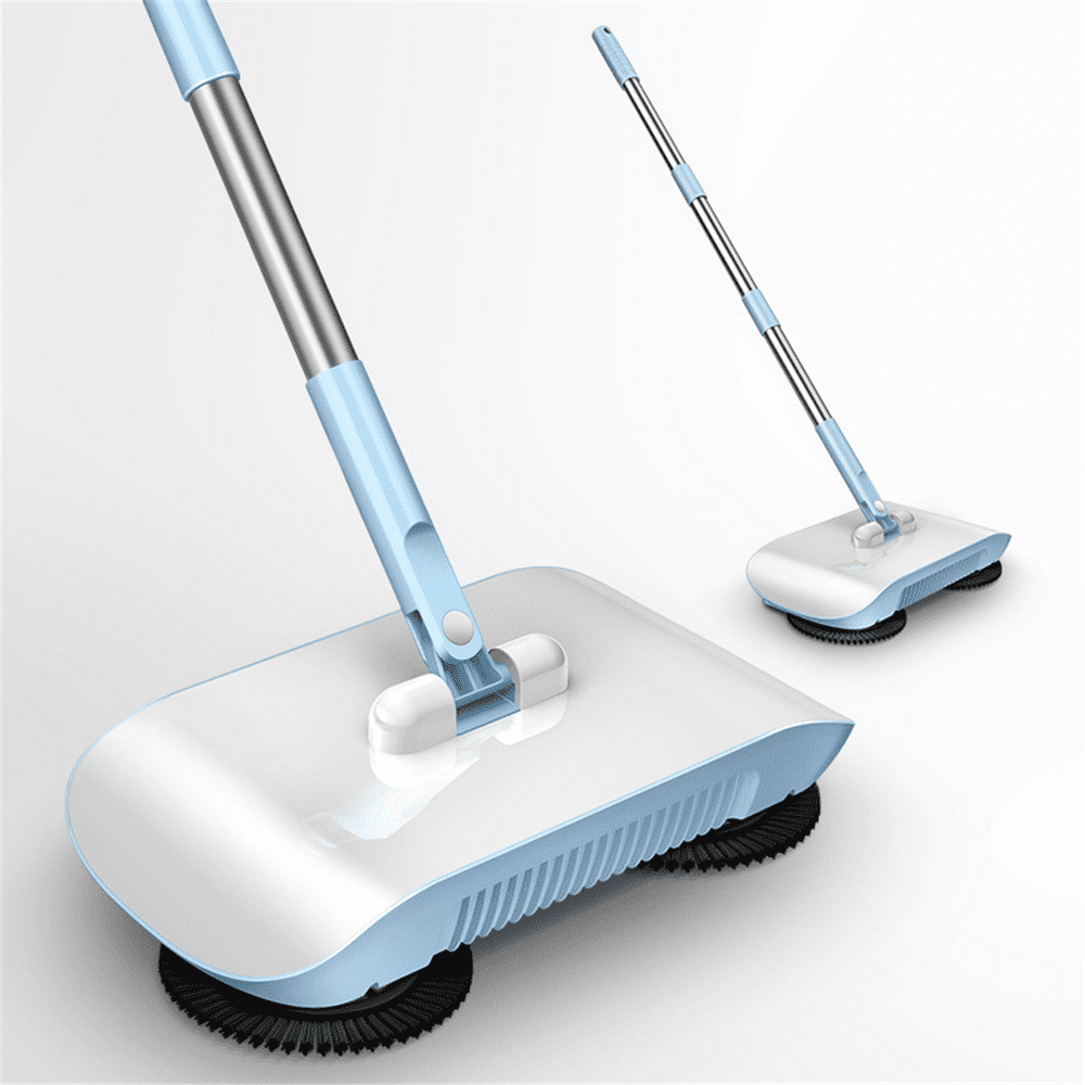 3 in 1 Manual Floor Cleaning Mop Vacuum Cleaner, Thick Soft Brush