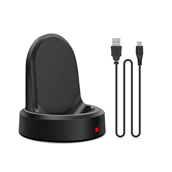 FU2129Samsung Gear S3 Watch Charger, S4 S2 Wireless Qi Charging Cradle Dock for Classic/Frontier Smartwatch
