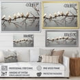 thumbnail image 3 of Designart "Modern Gathering Of Avians On Limb" Animals Bird Picture Framed Wall Decor, 3 of 5