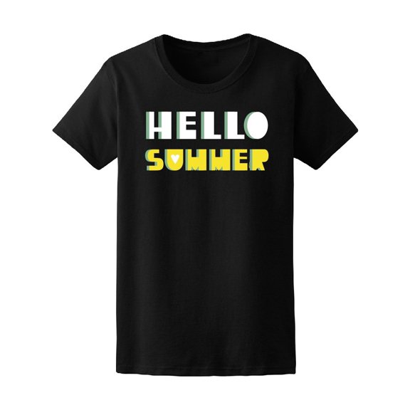 Colorful Hello Summer Tee Women's -Image by Shutterstock