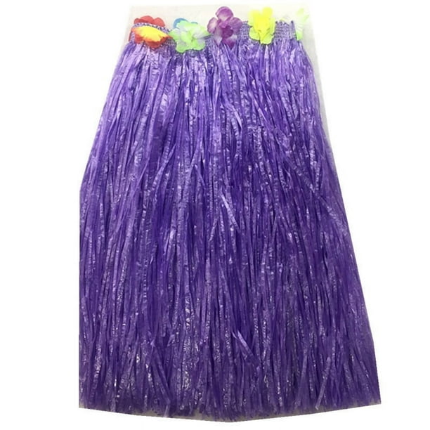 Falda de hierba de 30 a 80 cm para niños y adultos, falda de hierba hawaiana para disfraz, fiesta de disfraces, falda de hierba