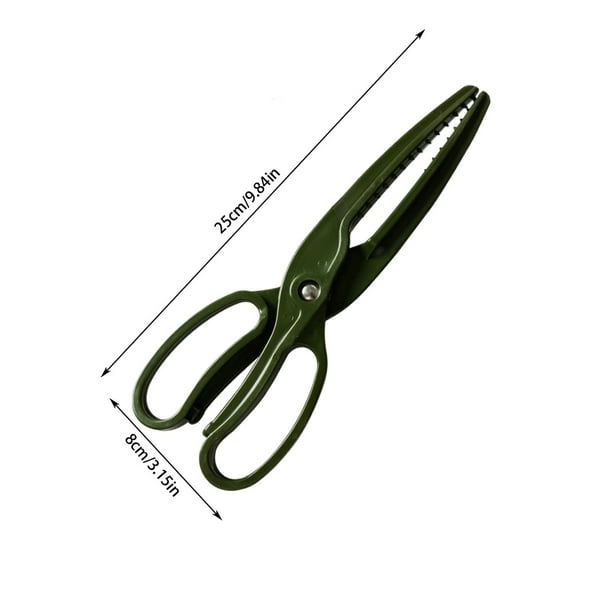 Herramientas y mejoras para el hogar Tijeras de plástico livianas con clip, tipo pinza para peces, control de agua flotante, herramienta para pescar, captura de pesca, equipo de pesca, alicates tipo t