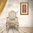 thumbnail image 3 of Wang, Melissa 14x24 Gold Ornate Wood Framed with Double Matting Museum Art Print Titled - Moon Chime I, 3 of 4
