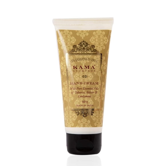 Kama Ayurveda Hand Cream with Pure Essential Oils of Tuberose, Vetiver and Cardamom, 60g