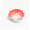 Red, variant on Shell Throw Pillows, Gradient Color Shell Shaped Pillow, Cute Seashell Decorative Pillow Ocean Series Cushion for Gifts Pillow
