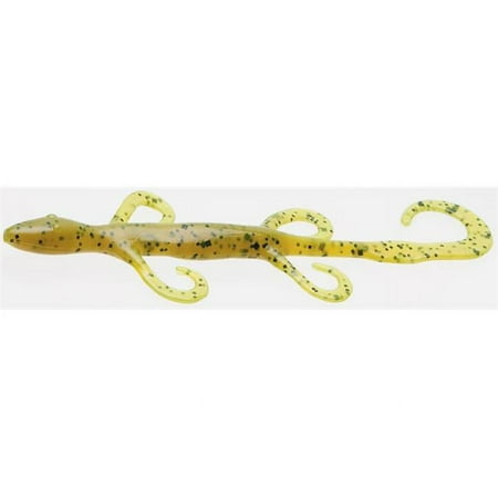 Zoom Lizard Fishing Bait Chartreuse Pumpkin 6" 9-pack Soft Baits