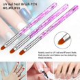 thumbnail image 5 of Set of 7 brushes for acrylic nails and UV gel application, 5 of 5