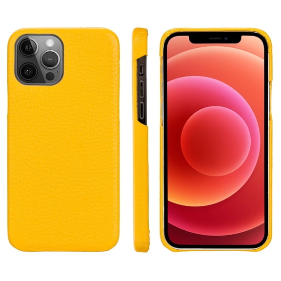 Apple iPhone 12 / 12 Pro Handcrafted Full Grain Leather 360° Slim Case