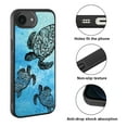 thumbnail image 2 of WIRESTER Shockproof Soft Rubber Cover Case for Apple iPhone 16e 6.1" 2025, Ocean Sea Turtles, 2 of 5