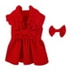 thumbnail image 4 of Vestido de princesa navideña para perro y pajarita, trajes para cachorros de gato, ropa para chihuahua. M, 4 of 9