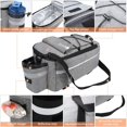 thumbnail image 4 of Bolsa portabicicletas, Asiento de bicicleta Bolsa aislante multifuncional para baúl, Bolsa de hombro 38 * 15.5 * 16 cm Adepaton MZQ-0602-1, 4 of 6