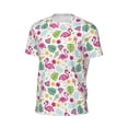 thumbnail image 6 of Wukai Cute Flamingo Print Men's Short-Sleeved Mesh T-Shirt,Quick-Dry Short Sleeve Workout T-Shirt-X-Large, 6 of 8