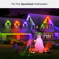 thumbnail image 3 of Nanoleaf Smart Matter Multicolor Permanent Outdoor Lights (98ft) – Plug-in Rgbicw Addressable LED Pucks, 3 of 9