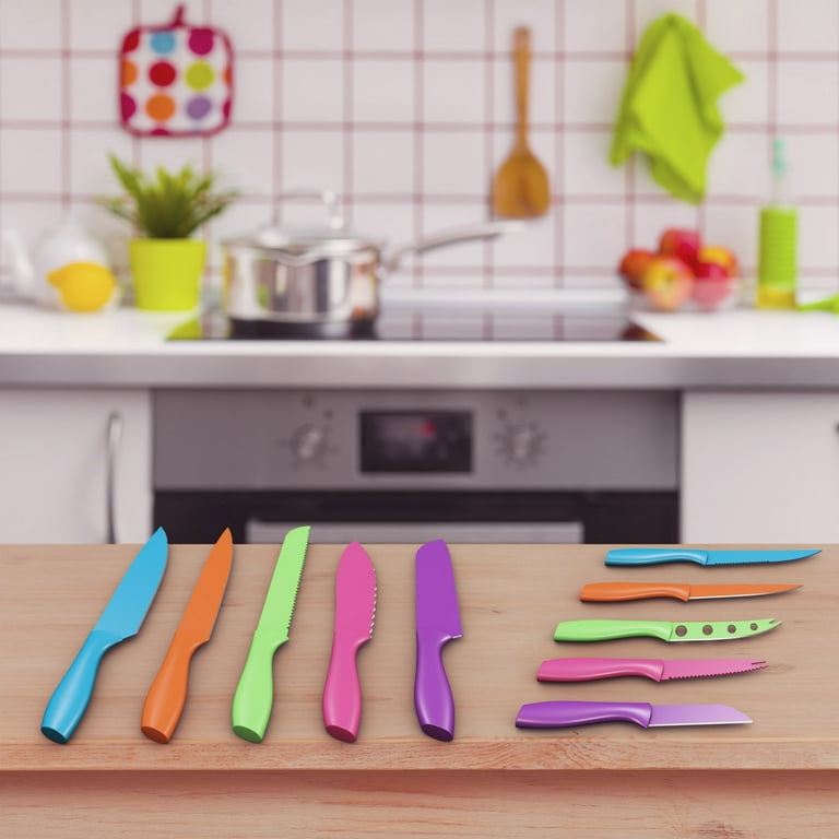Buy Kitchen Knife Set Kit  Magnetic Bar & Sharpener – SiliSlick®