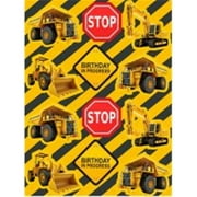 Creative Converting 041590 Construction Birthday Zone - Stickers, Value - Case of 48
