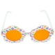 thumbnail image 1 of KAKOWELY Gafas de sol para niños con estampado de flores, divertidas, para cumpleaños, 1 of 5