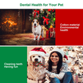 thumbnail image 4 of Christmas Toy，Christmas Dog Rope Toy Gift Chew Toy for Puppy Teething Cleaning and Training, 4 of 5