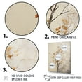 thumbnail image 3 of Designart "Melodic Beige Maple Minimalism III" Tree Maple Floater Framed Canvas Wall Art, 3 of 5