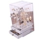 thumbnail image 4 of Joyero acrílico de gran capacidad con 2 cajones, resistente al polvo, transparente, organizador de joyas para dormitorio y baño., 4 of 13