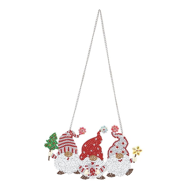Kit de colgante navideño con diamantes de imitación para pared, regalo para niños AA844