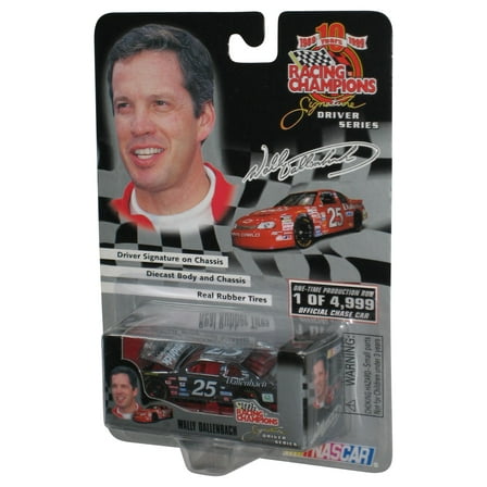 Nascar Racing Champions (1999) Silver Chrome Wally Dallenbach Driver Series Toy Car