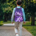 thumbnail image 3 of Garronmavis Galaxy Wolf 17-inch Kids School Backpack, Large Capacity Bookbag with Adjustable Padded Straps, Comfortable for Elementary Students Daily School and Outdoor Travel, 3 of 8