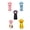 5 pieces, variant on Paws Silicone Pencil Tip Protector Chewing-Proof Cap For Drawing