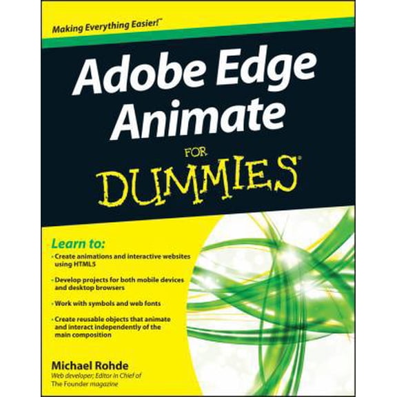 Pre-Owned Adobe Edge Animate CC for Dummies (Paperback) 1118335929 9781118335925