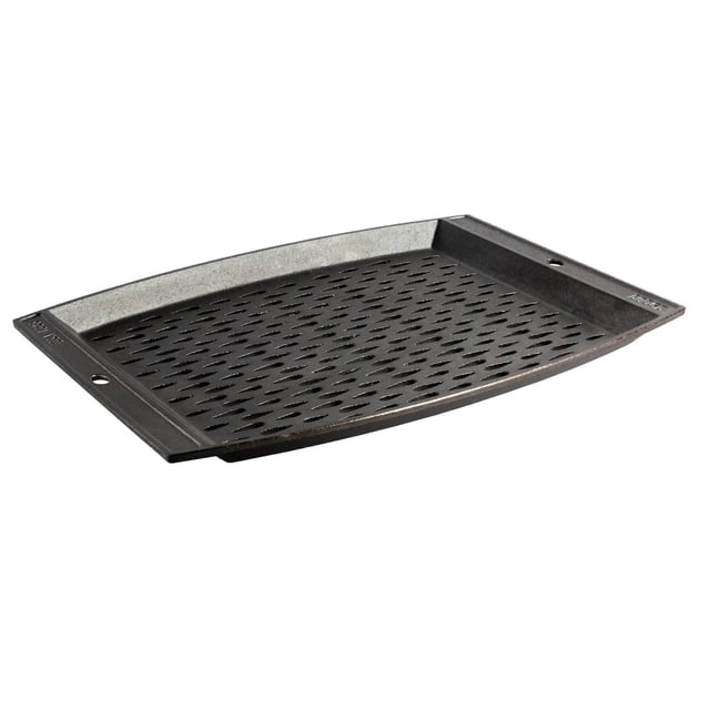 Rejilla Rectangular Lodge Hierro Fundido Presazonada 15 Pulgadas para Parrilla