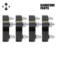thumbnail image 2 of 4 QTY Wheel Spacers Adapters Black 1.25" 5x4.25 (5x108) to 5x4.5 (5x114.3) with 12x1.5 studs - Compatible with Ford Taurus Thunderbird Jaguar Lincoln Continental, 2 of 3