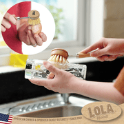Lola Products LOLA The Original Tampico Vegetable & Dish Brush, Eco-Friendly, Small Head - 1 CT — $7.10 (20% off)