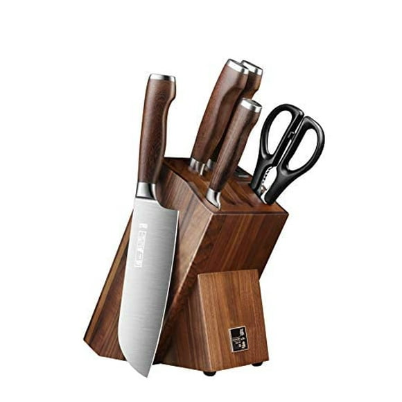 La Série des Couteaux en Bois Ancien Ensemble de Couteaux Orientaux Traditionnels Faits à la Main pour Chef Professionnel par Zhang Xiao Quan depuis 1628