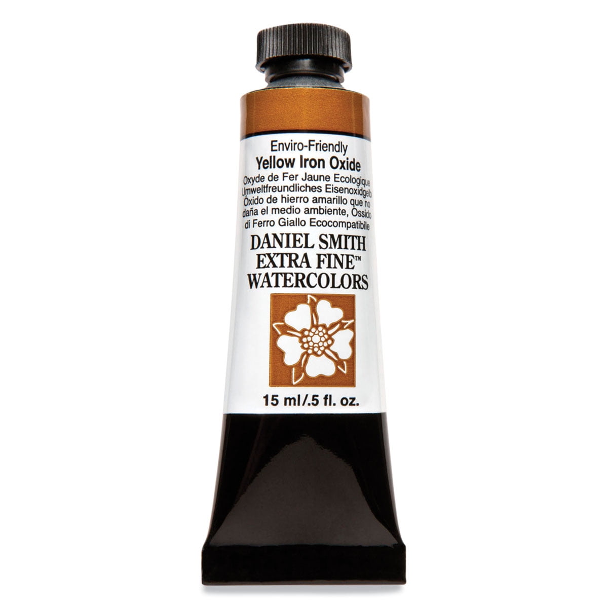Daniel Smith Extra Fine Watercolor, 15 ml, Environmentally Friendly Yellow Iron Oxide