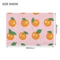 thumbnail image 4 of Yayeee Bath Rug for Bathroom Floor Non Slip Rectangle Fluffy Soft Absorbent Mat, 16"x24", Cute Oranges, 4 of 7