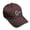 Brown, variant on Soft Baseball Hat Embroidered Dad Hat Cuba Cuban Embroidery Men & Ladies Baseball Cap Cotton Burgundy Design Only