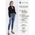 thumbnail image 2 of Flying Monkey - High Rise Distressed Skinny Jeans with Frayed Hem (27.25" Inseam) - F5238, 2 of 9