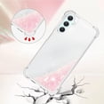 thumbnail image 4 of Case for Samsung Galaxy A25 5G Case Glitter Liquid Cute Clear Phone Case Floating Quicksand Shockproof Protective Bumper Soft TPU Case for Samsung Galaxy A25 5G Star Pink YB, 4 of 14
