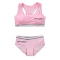 thumbnail image 2 of 6-Piece Girls' Matching Training Bra Set Crop Cami Bralette and Underwear Underwear for Girls 10-16, 2 of 4