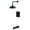 Matte Black, variant on Kingston Brass KB6340BX Metropolitan Single-Handle Pressure Balanced Tub and Shower Faucet, Matte Black