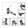 thumbnail image 3 of Drum Set Single-Step Jazz Drum Pedal Bottom Drum Practice Step Hammer Double-Chain Step Hammer Percussion Instrument, 3 of 5