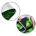 thumbnail image 5 of Saint Patrick's Day Canvas Picnic Mat Waterproof Sandproof Beach Blanket Portable Outdoor Rug 72" x 59" Foldable with Carry Strap for Camping Hiking Travel Grass Green Stripes, 5 of 6