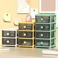thumbnail image 3 of Cheers US Desk Organizer，Stackable Desk Drawers Desktop Organization Drawers Set Tabletop Cosmetic Storage Organization, 3 of 7
