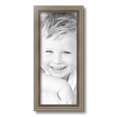 thumbnail image 2 of ArtToFrames 7" x 17" Regency Silver Picture Frame, 7x17 inch Silver Wood Poster Frame (WOM-5023),  Pack, 2 of 7