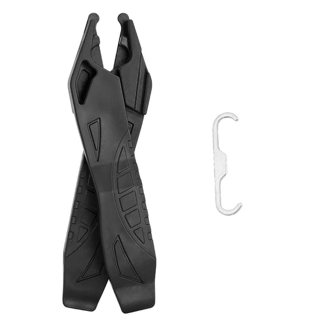 Soidarity Cuchara de neumático de bicicleta portátil Palanca de neumático de doble propósito Herramienta de cuchara de neumático multifuncional Ciclismo Soidarity OD007758-00