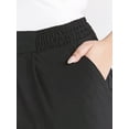 thumbnail image 4 of Sofia Jeans Women's and Women's Plus Drape Wide Leg Pants, 27" Inseam, Sizes XS-4X, 4 of 5