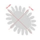 thumbnail image 4 of EeaseMX 10 piezas de tablero ovalado para uñas, placa de práctica para esmalte de uñas de colores, accesorios para decoración de uñas (transparente), 4 of 7