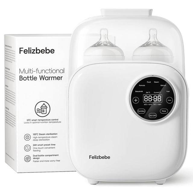 Calentador de biberones Felizbebe 10 en 1 con control preciso de temperatura
