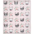 thumbnail image 3 of Bulldogs Baby Blanket Gifts Cozy Soft Swaddle Blanket Boys, Girls, Infant, Newborn Receiving Blankets Christmas Birthday Gifts 40"x30" (Toddler) for Pets, 3 of 6